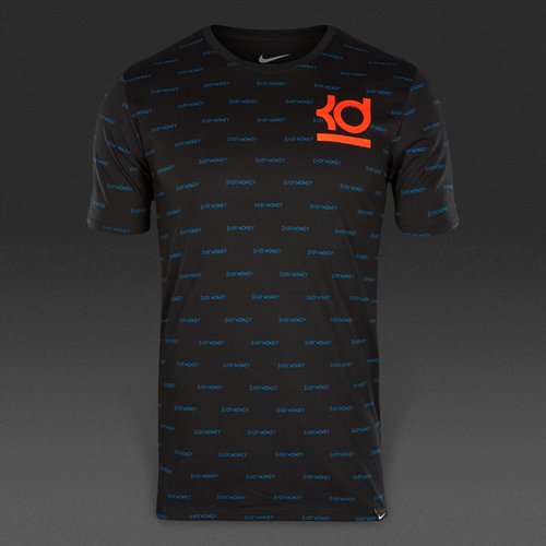 Nike KD Easy Money All Over Tee Black / Bright Crimson for Men